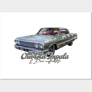 1963 Chevrolet Impala 2 Door Hardtop Posters and Art